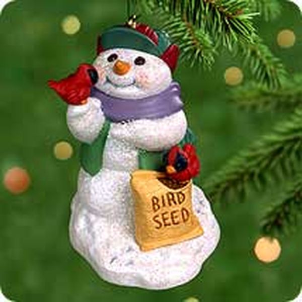 Aunt Krismas 'Snow Buddies' ornament by Tammy Haddix. Year: 2000 - Snow Buddies series #3. 'Mint In Box' condition.
