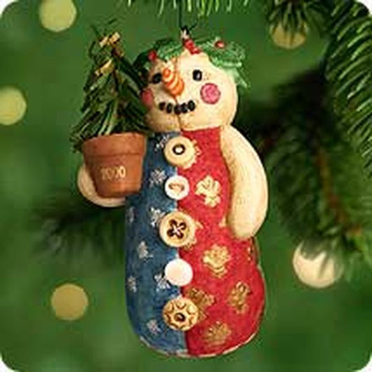 Aunt Krismas 'Snow Girl' ornament by Joanne Eschrich. Year: 2000 - N/A series #0. 'Mint In Box' condition.