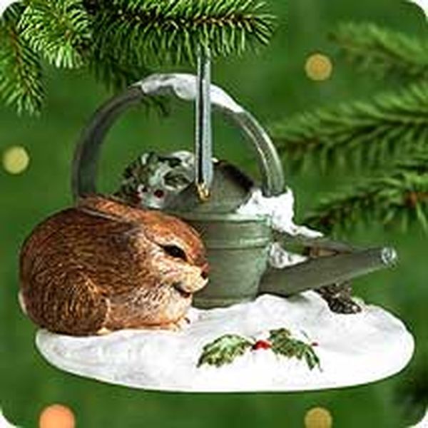 Aunt Krismas 'Snowy Garden' ornament by Joyce Lyle. Year: 2000 - Nature's Sketchbook  series #0. 'Mint In Box' condition.