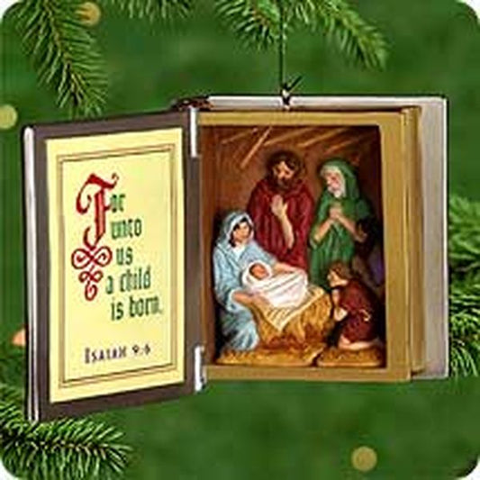 Aunt Krismas 'The Good Book' ornament by Duane Unruh. Year: 2000 - N/A series #0. 'Mint In Box' condition.