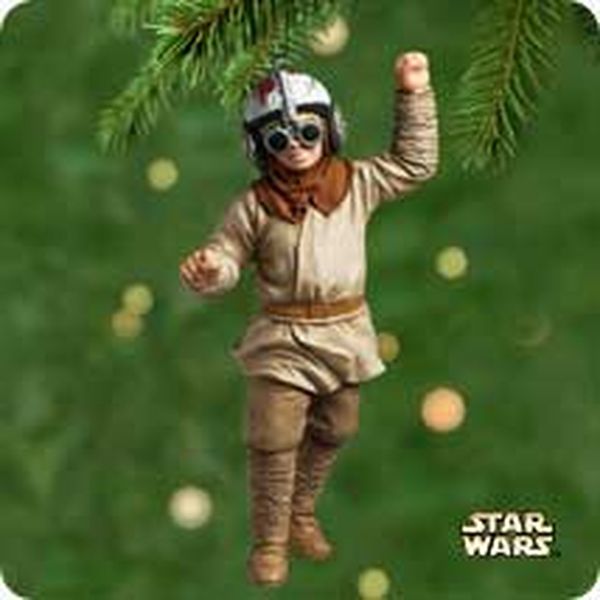 Aunt Krismas 'Anakin Skywalker' ornament by Patricia Andrews. Year: 2001 - Star Wars  series #0. 'Mint In Box' condition.