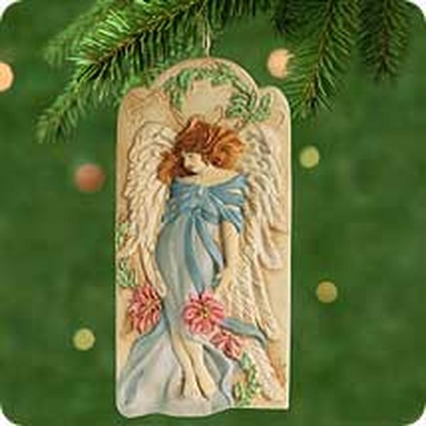 Aunt Krismas 'Angel's Whisper' ornament by Joyce Lyle. Year: 2001 - N/A series #0. 'Mint In Box' condition.