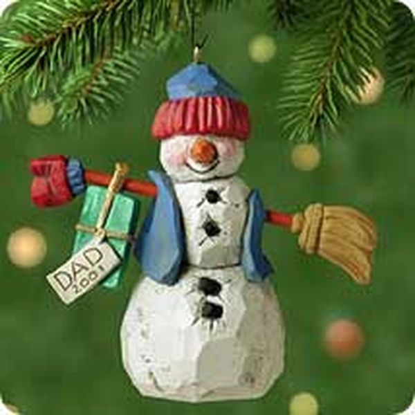 Aunt Krismas 'Dad' ornament by Linda Sickman. Year: 2001 - N/A series #0. 'Mint In Box' condition.