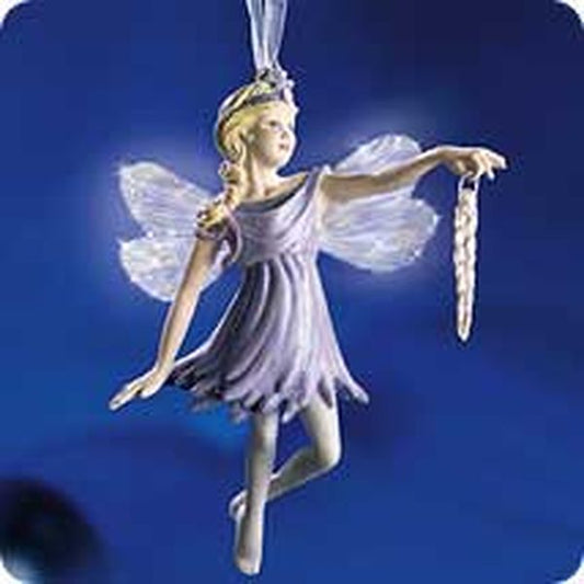 Aunt Krismas 'Faerie Delandra' ornament by Joanne Eschrich. Year: 2001 - Frostlight Faeries  series #0. 'Mint In Box' condition.