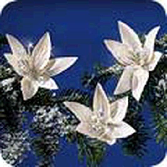 Aunt Krismas 'Frostlight Flowers' ornament by Hallmark. Year: 2001 - Frostlight Faeries  series #0. 'Mint In Box' condition.