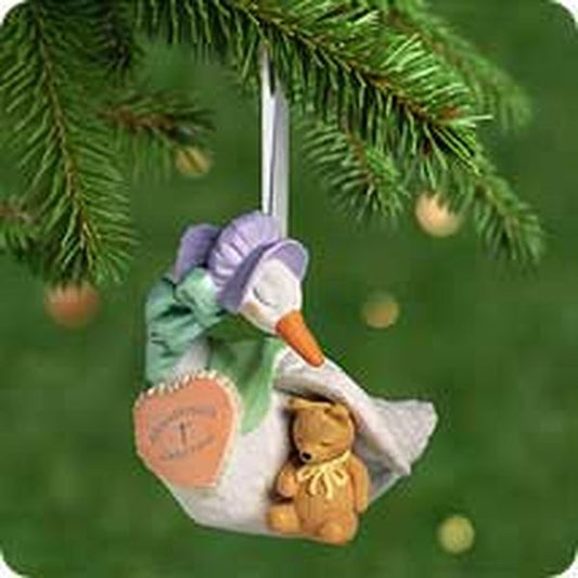 Aunt Krismas 'Grandchild's First Christmas' ornament by LaDene Votruba. Year: 2001 - N/A series #0. 'Mint In Box' condition.