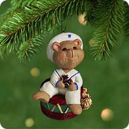 Aunt Krismas 'Grandson' ornament by Sharon Pike. Year: 2001 - Grandson  series #0. 'Mint In Box' condition.