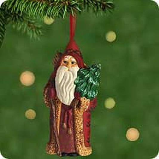 Aunt Krismas 'Old-World Santa ' ornament by Linda Sickman. Year: 2001 - N/A series #0. 'Mint In Box' condition.