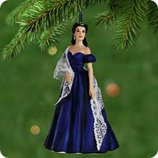 Aunt Krismas 'Portrait of Scarlett' ornament by Patricia Andrews. Year: 2001 - Gone with the Wind  series #0. 'Mint In Box' condition.