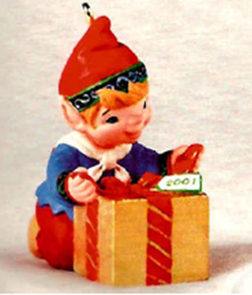 Aunt Krismas 'Ready for Delivery' ornament by Anita Marra Rogers. Year: 2001 - The Night Before The Night Before Christmas  series #0. 'Mint In Box' condition.