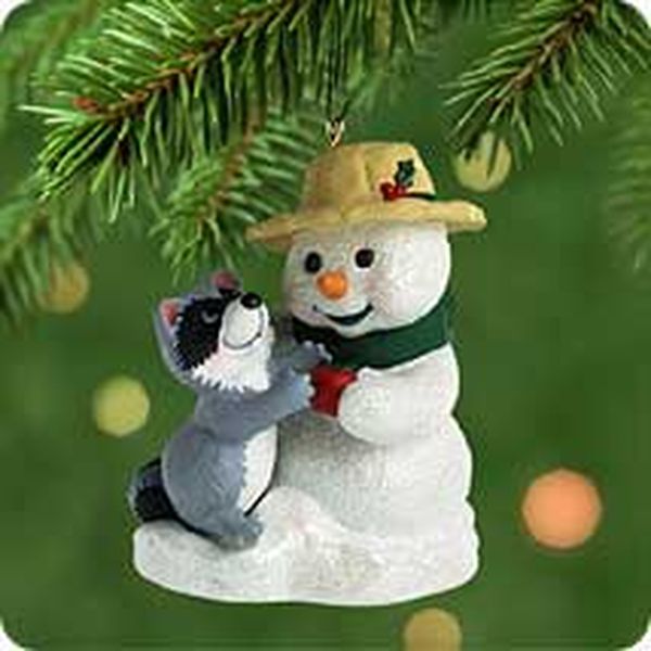 Aunt Krismas 'Snow Buddies' ornament by Tammy Haddix. Year: 2001 - Snow Buddies series #4. 'Mint In Box' condition.