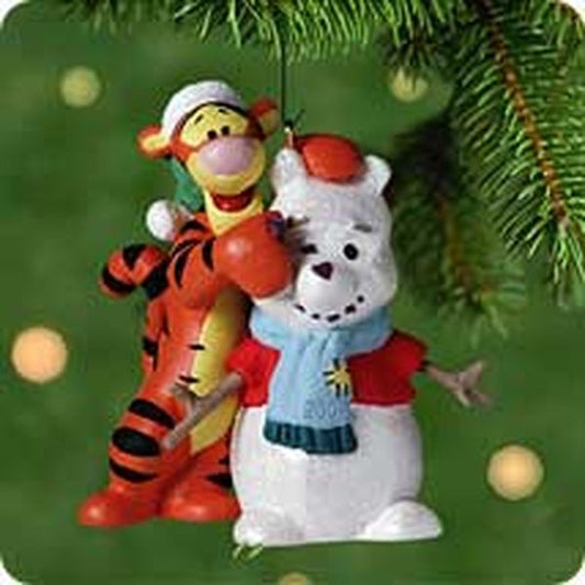 Aunt Krismas 'A Familiar Face' ornament by Hallmark. Year: 2001 - Winnie the Pooh Collection  series #0. 'Mint In Box' condition.