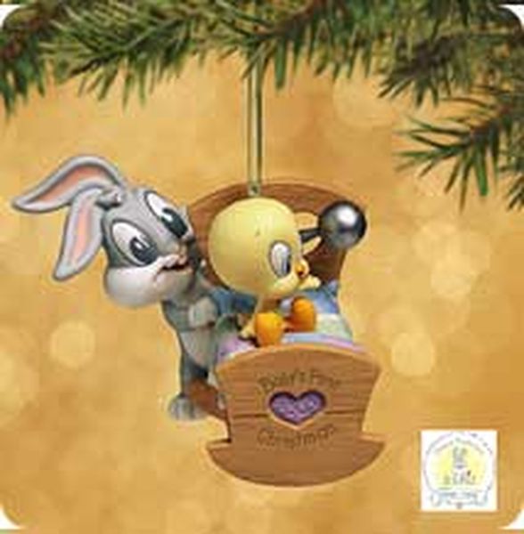 Aunt Krismas 'Baby Looney Tunes' ornament by Anita Marra Rogers. Year: 2002 - Looney Tunes  series #0. 'Mint In Box' condition.