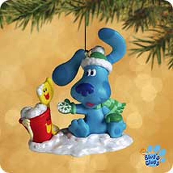 Aunt Krismas 'Blue’s Clues' ornament by Kristina Kline. Year: 2002 - Blue's Clues  series #0. 'Mint In Box' condition.