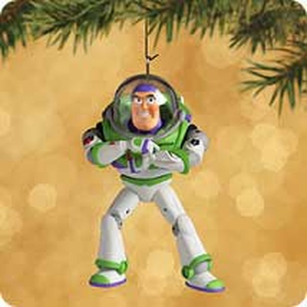 Aunt Krismas 'Buzz Lightyear' ornament by Hallmark. Year: 2002 - Toy Story  series #0. 'Mint In Box' condition.