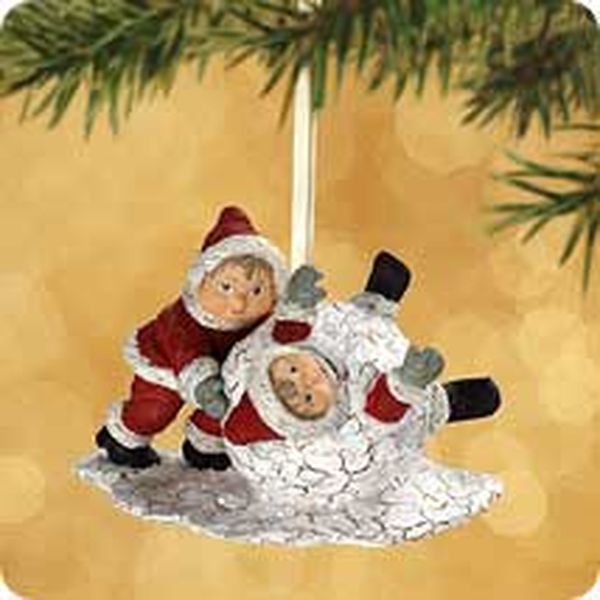 Aunt Krismas 'Christmas Joy' ornament by Linda Sickman. Year: 2002 - Memories of Christmas  series #0. 'Mint In Box' condition.