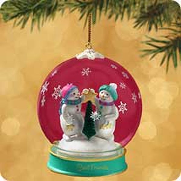 Aunt Krismas 'Cool Friends Globe' ornament by LaDene Votruba. Year: 2002 - N/A series #0. 'Mint In Box' condition.