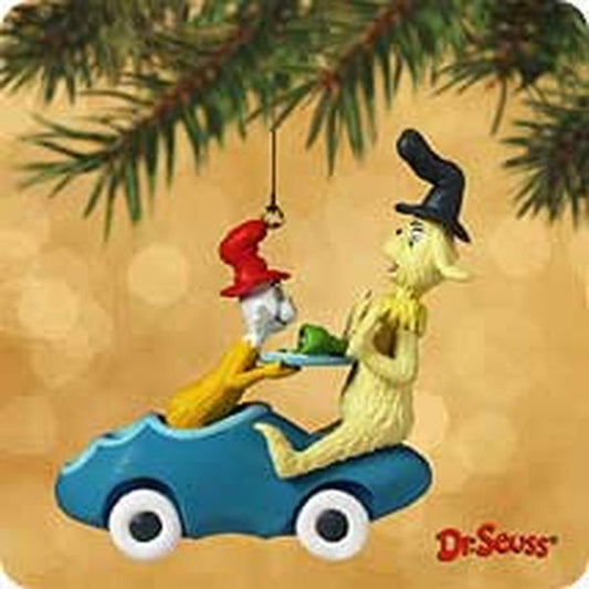 Aunt Krismas 'Green Eggs and Ham' ornament by Nello Williams. Year: 2002 - Dr. Seuss Books series #4. 'Mint In Box' condition.