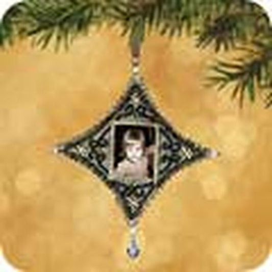Aunt Krismas 'Family Stories - Photo Holder' ornament by LaDene Votruba. Year: 2002 - Family Tree  series #0. 'Mint In Box' condition.