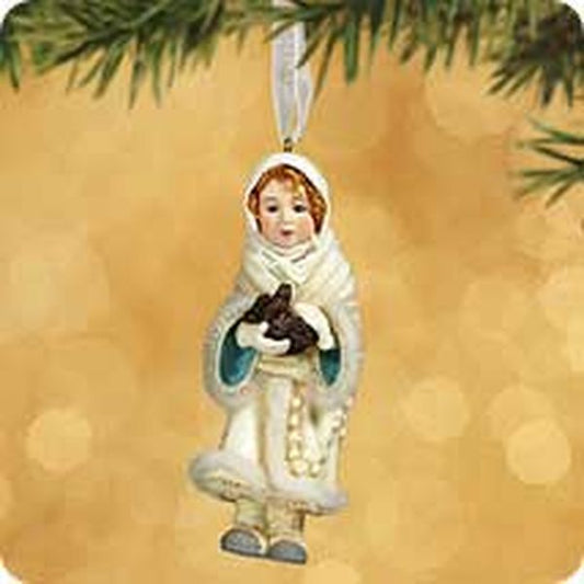 Aunt Krismas 'Gentle Angel' ornament by Sue Tague. Year: 2002 - Memories of Christmas  series #0. 'Mint In Box' condition.
