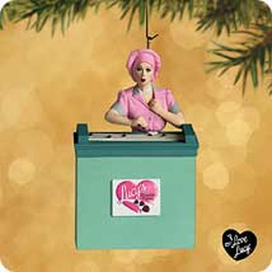Aunt Krismas 'Job Switching' ornament by Anita Marra Rogers. Year: 2002 - I Love Lucy  series #0. 'Mint In Box' condition.