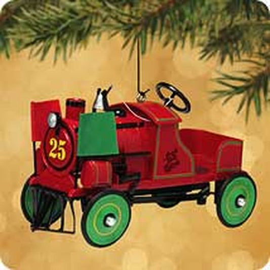 Hallmark '1928 Jingle Bell Express' ornament by Don Palmiter. Year: 2002 - Kiddie Car Classics series #9. 'Mint In Box' condition.