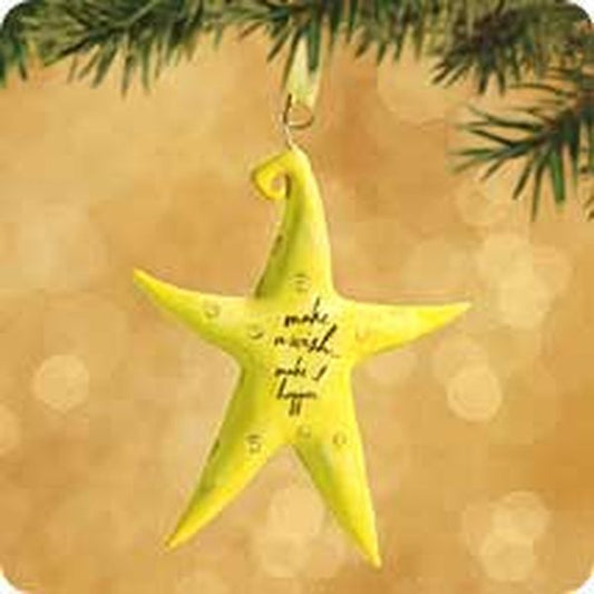 Aunt Krismas 'Make a Wish' ornament by Sharon Visker. Year: 2002 - Between Us  series #0. 'Mint In Box' condition.
