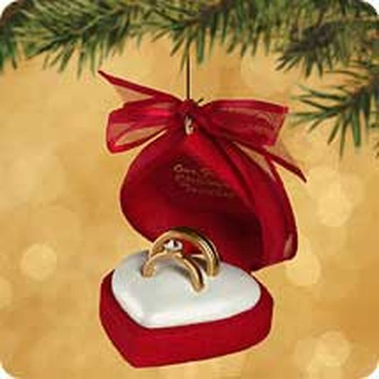 Aunt Krismas 'Our First Christmas Together' ornament by LaDene Votruba. Year: 2002 - N/A series #0. 'Mint In Box' condition.