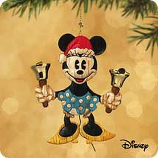 Aunt Krismas 'Playful Minnie' ornament by Nello Williams. Year: 2002 - N/A series #0. 'Mint In Box' condition.