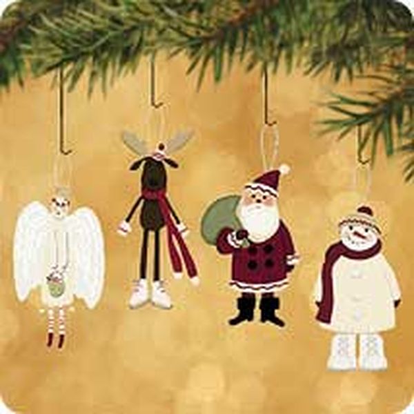 Aunt Krismas 'Santa and His Sweetest Friends' ornament by Hallmark. Year: 2002 - N/A series #0. 'Mint In Box' condition.