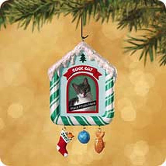 Aunt Krismas 'Special Cat - Photo Holder' ornament by Anita Marra Rogers. Year: 2002 - N/A series #0. 'Mint In Box' condition.