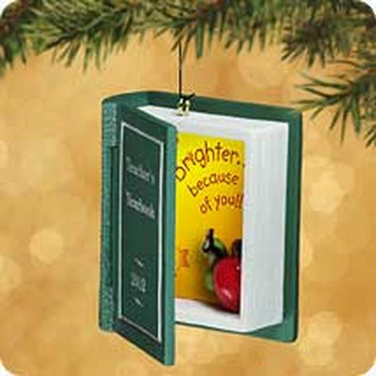 Aunt Krismas 'Teacher ' ornament by Tammy Haddix. Year: 2002 - N/A series #0. 'Mint In Box' condition.