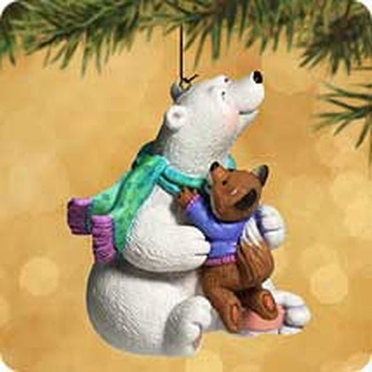 Aunt Krismas 'Thank You Hug' ornament by Nina Aube. Year: 2002 - N/A series #0. 'Mint In Box' condition.