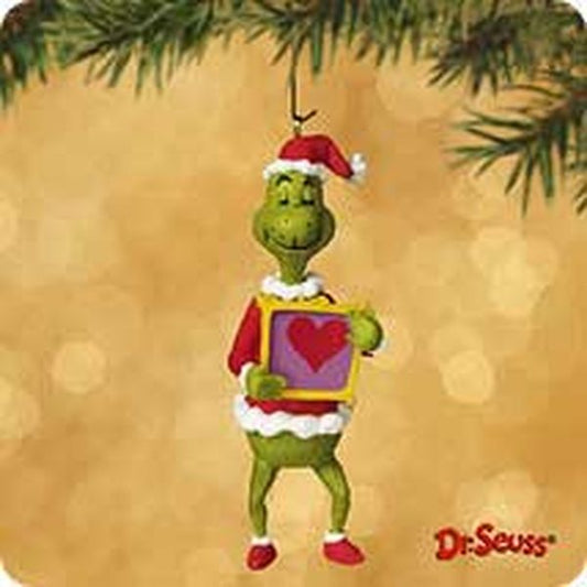 Aunt Krismas 'The Grinch - Change of Heart' ornament by Nello Williams. Year: 2002 - Dr. Seuss  series #0. 'Mint In Box' condition.
