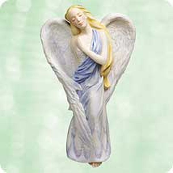 Aunt Krismas 'Angel of Serenity' ornament by Patricia Andrews. Year: 2003 - Susan G Komen  series #0. 'Mint In Box' condition.