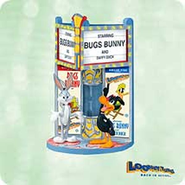 Aunt Krismas 'Bugs Bunny and Daffy Duck' ornament by Robert Chad. Year: 2003 - Looney Tunes  series #0. 'Mint In Box' condition.