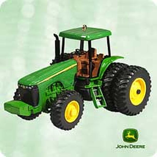 Aunt Krismas 'Model 8420 Tractor' ornament by Hallmark. Year: 2003 - John Deere  series #0. 'Mint In Box' condition.