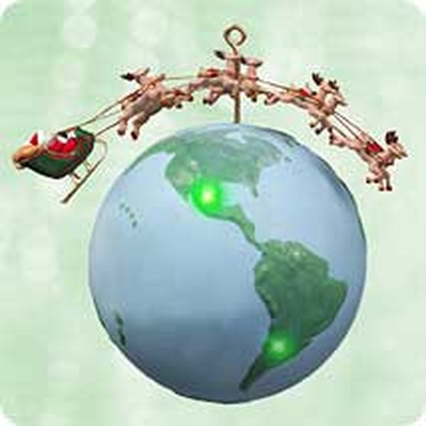 Aunt Krismas 'Merry Christmas World!' ornament by Don Palmiter. Year: 2003 - N/A series #0. 'Mint In Box' condition.