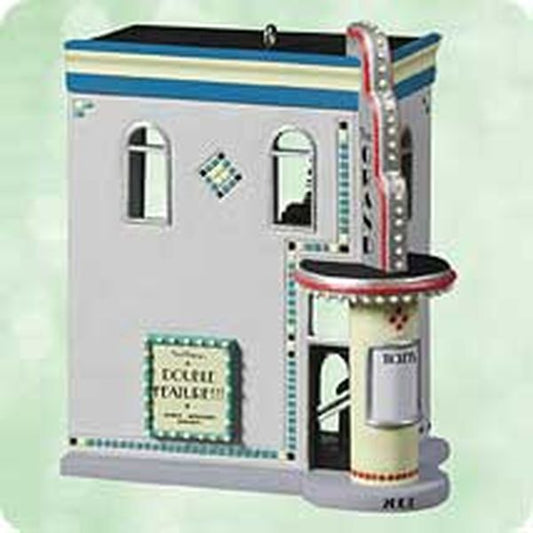Aunt Krismas 'The Grand Theater' ornament by Don Palmiter. Year: 2003 - Nostalgic Houses & Shops series #20. 'Mint In Box' condition.