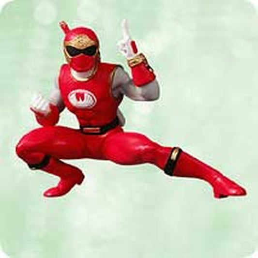 Aunt Krismas 'Power Rangers: Ninja Storm' ornament by Hallmark. Year: 2003 - Super Heroes  series #0. 'Mint In Box' condition.