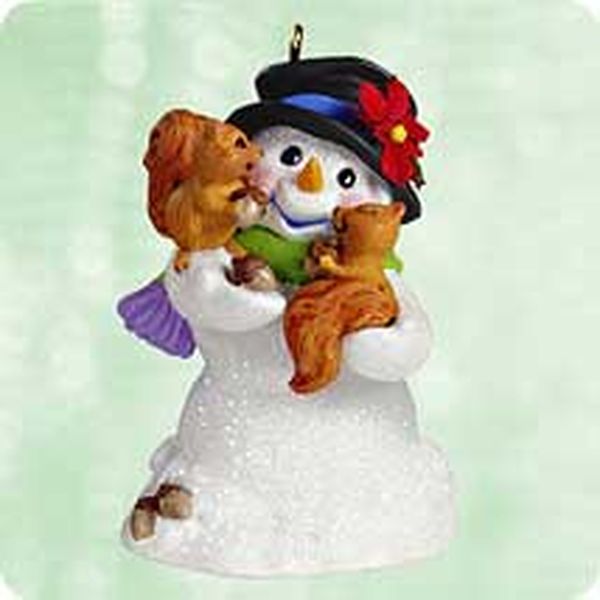 Aunt Krismas 'Snow Buddies' ornament by Tammy Haddix. Year: 2003 - Snow Buddies series #6. 'No Box' condition.