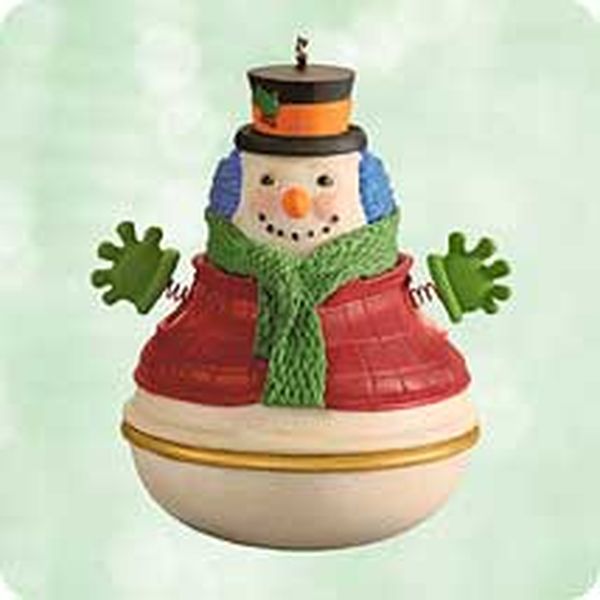 Aunt Krismas 'Snowman Surprise' ornament by Ken Crow. Year: 2003 - N/A series #0. 'Mint In Box' condition.