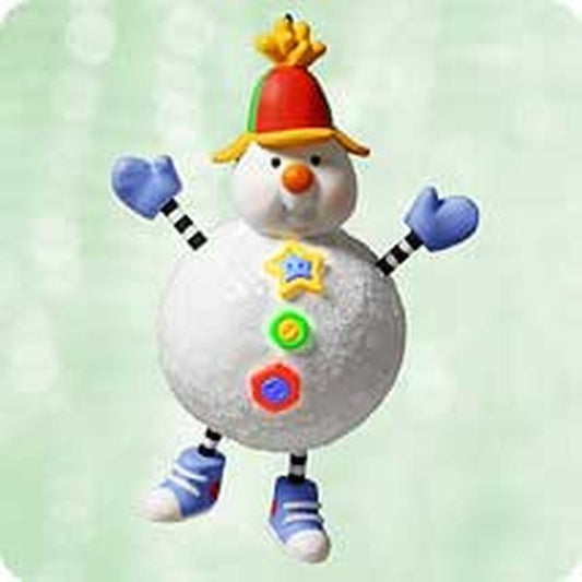 Aunt Krismas 'Snowy Push 'n' Pull' ornament by Nina Aubé. Year: 2003 - N/A series #0. 'Mint In Box' condition.