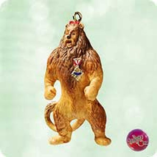 Aunt Krismas 'The Cowardly Lion' ornament by Anita Marra Rogers. Year: 2003 - The Wizard of Oz Collection  series #0. 'Mint In Box' condition.