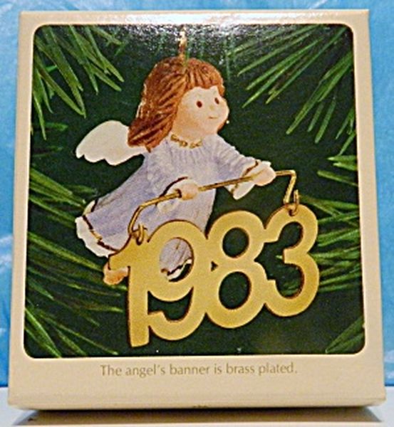 Aunt Krismas 'Angel Messenger' ornament by Ed Seale. Year: 1983 - N/A series #0. 'Mint In Box' condition.