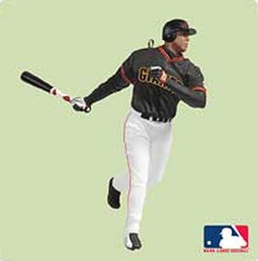 Aunt Krismas 'Barry Bonds' ornament by Dill Rhodus. Year: 2004 - At the Ballpark series #9. 'Mint In Box' condition.