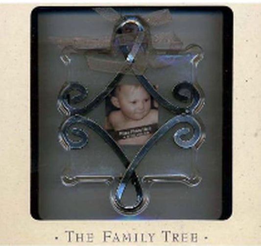 Aunt Krismas 'Joy, Smiles, Fun - Photo Holder' ornament by Hallmark. Year: 2002 - Family Tree  series #0. 'Mint In Box' condition.