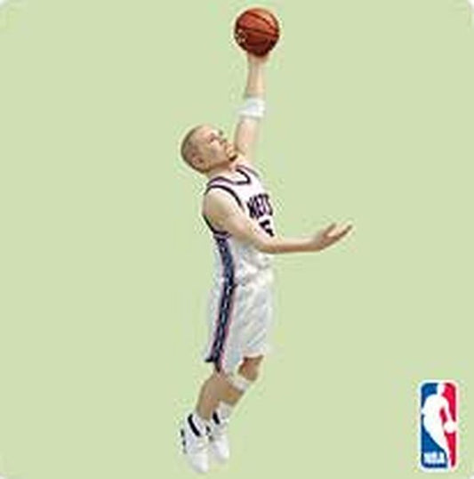 Aunt Krismas 'Jason Kidd' ornament by Duane Unruh. Year: 2004 - Hoop Stars series #10. 'Mint In Box' condition.