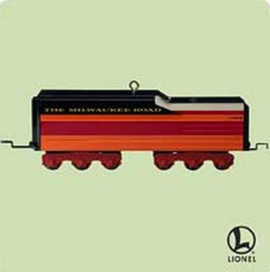Aunt Krismas 'Hiawatha Tender' ornament by Hallmark. Year: 2004 - Lionel Train  series #0. 'Mint In Box' condition.