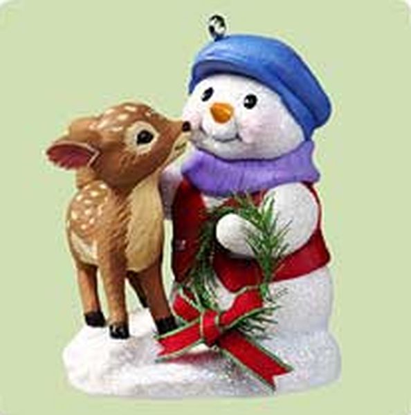 Aunt Krismas 'Snow Buddies' ornament by Tammy Haddix. Year: 2004 - Snow Buddies series #7. 'No Box' condition.